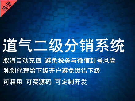 南阳市道气二级分销系统 分销系统租用 微商分销系统 直销系统